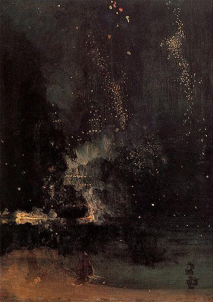 James Abbott McNeil Whistler Nocturne in Black and Gold The Falling Rocket